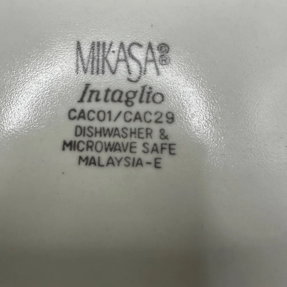 Mikasa Intaglio CAC29 Hacienda Butter Dish Replacement Bottom Dish Only